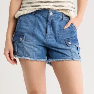 NEW Lucky Brand Womens XS Cotton Mid-Rise Cargo Brightside
